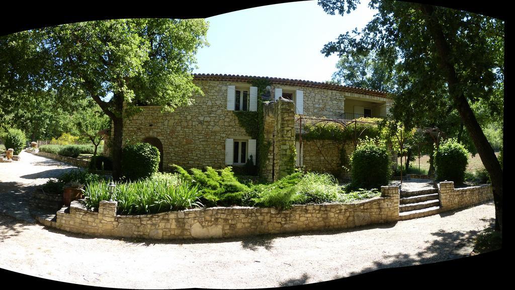 Hotel Lou Caleu Restaurant Le Rocher Des Abeilles Saint-Martin-de-Castillon Bagian luar foto